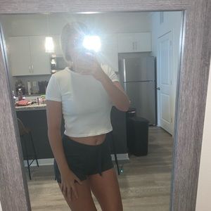 H&M white crop top